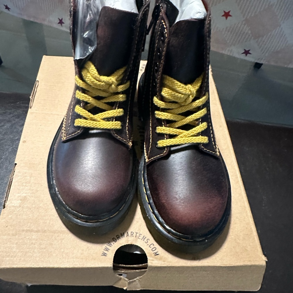 Dr. Martens Oxblood Leather Boots for kids size 13